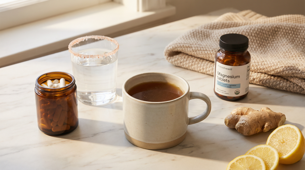 Keto flu symptoms and remedies - electrolytes and hydration